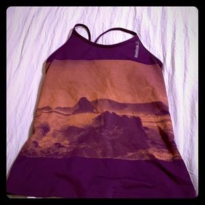 Reebok Les Mills purple tank top